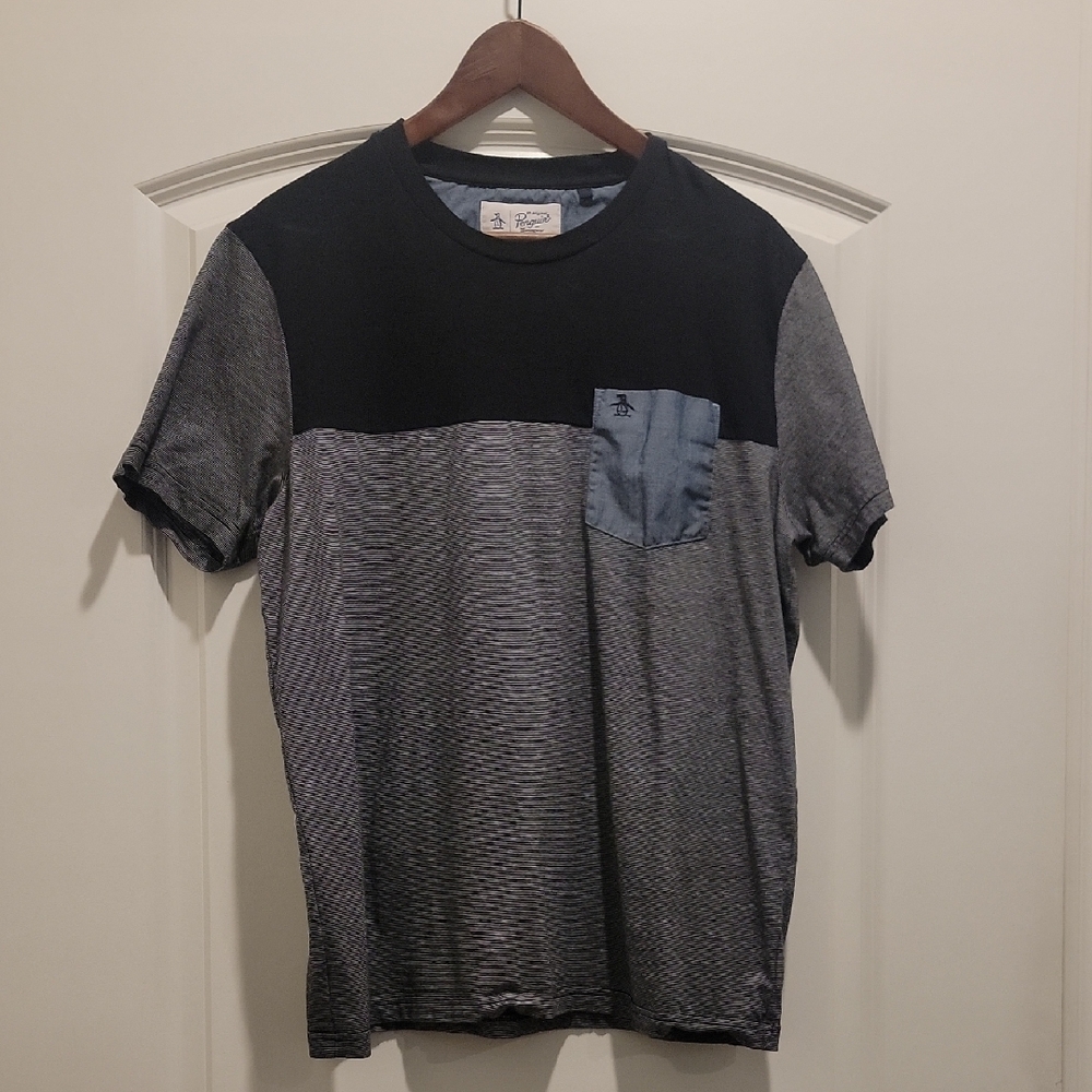 Original Penguin Gray Short Sleeve Tee